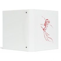 Red Downhill Binders