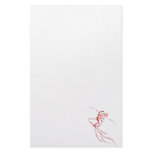 Red Downhill Personalized Stationery