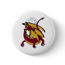 Red dragon buttons by Annaart Red dragon buttons