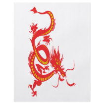 Red Dragon Chinese New Year Full Color Flyer