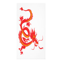 Red Dragon/Chinese New Year Photo Cards