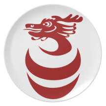 Red Dragon Custom Plate