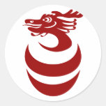 Red Dragon Custom Sticker