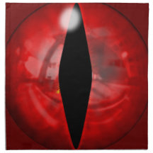Red Dragon Eye Cloth Napkins