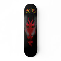 Red Dragon Head Skateboard by Sinisterjoker Red Dragon Head Skateboard