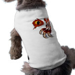 Red Dragon Hiding Clothing Doggie T-shirt