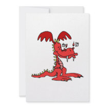 Red Dragon Personalized Announcements
