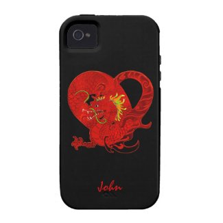 Red Dragon iPhone 4 Case