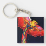 Red Dragon Kite Key Chains