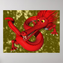 Red Dragon (large size) Print