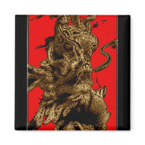 Red Dragon Magnet by marzipanned Red Dragon Magnet