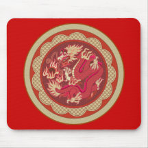 Red Dragon Mouse Mats