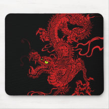 Red Dragon Mousepad