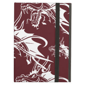 Red Dragon Mythical Creature Cool Fantasy Design iPad Folio Cases