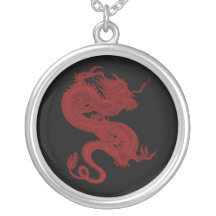 Red Dragon Pendragon Necklace