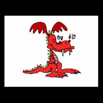 Red Dragon postcards