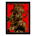 Red Dragon Poster/Print by marzipanned Red Dragon Poster/Print