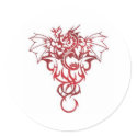Red Dragon stickers by PraiseProducts Red Dragon stickers
