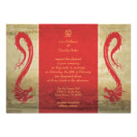 Red Dragon Wedding Invitations