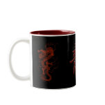 Red Dragon Year of the Dragon Asian Art Design Mug