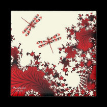 Red Dragonfly Magnet magnets