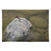 Red Dragonfly Place Mats