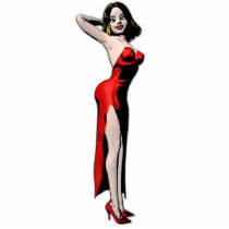 Red Dress photo sculptures