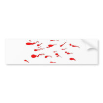 red drips bumper stickers