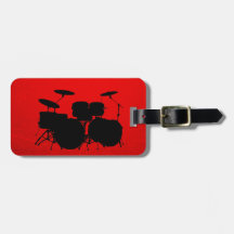 Red Drum Vector Tags For Bags