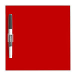 Red Dry Erase Board