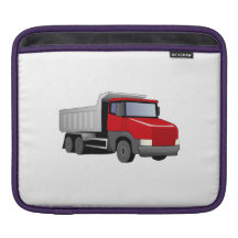 Red Dump Truck iPad Sleeves
