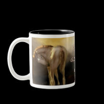 Red Dun Filly Mug mugs