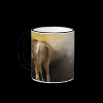 Red Dun Filly Plain Mug mugs