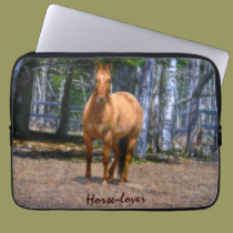 Red Dun Horse-lover's Equine Animal Sleeve laptop sleeves