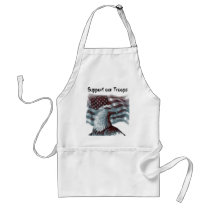 Red Eagle - Patriotic, Support our Troops aprons by NHL2323 Red Eagle - Patriotic, Support our Troops aprons