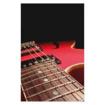 Red Electric Guitar stationery