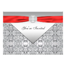 Red Elegant All Occasion Party Invitation Template