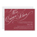 Red Elegant Quinceanera Invitations invitation