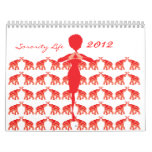 Red Elephant Calendar