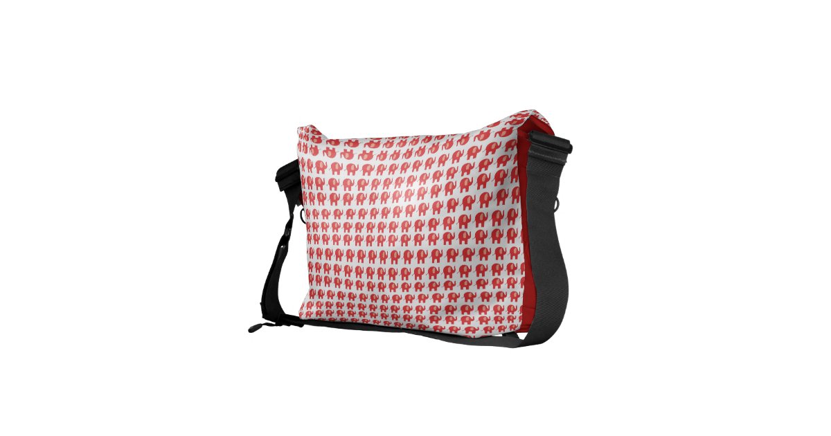 red elephant bag