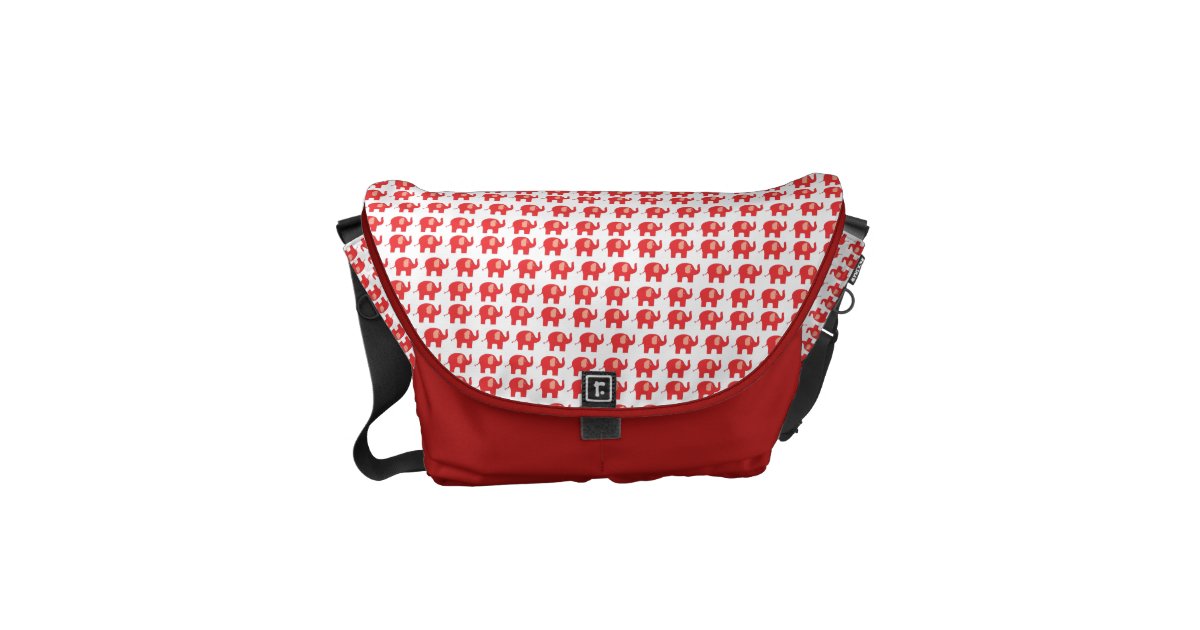 red elephant bag