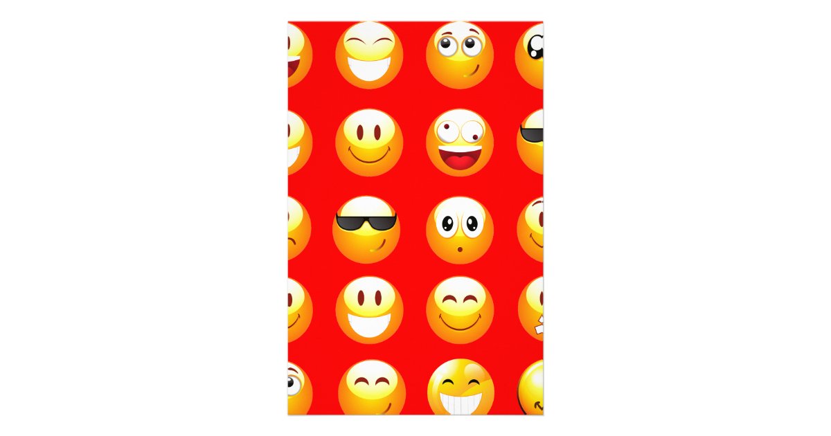 red emojis stationery | Zazzle