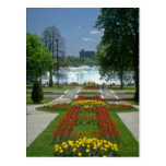 Red Entrance to the Falls, Niagara Falls flowers Postcard