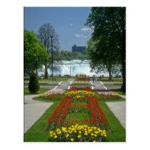 Red Entrance to the Falls, Niagara Falls flowers postcards