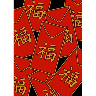 Red Envelope Motif card
