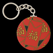 Red Envelope Motif keychains