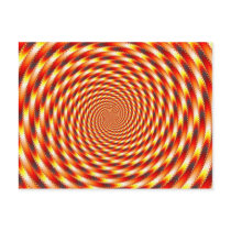 Red Eye - Fractal Post Card