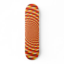 Red Eye - Fractal Custom Skateboard
