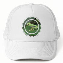 Red Eye Green Tree Frog Baseball Cap Trucker Hat