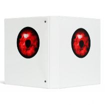 Red eye like graphic, monster eye? Alien eye? Vinyl Binders